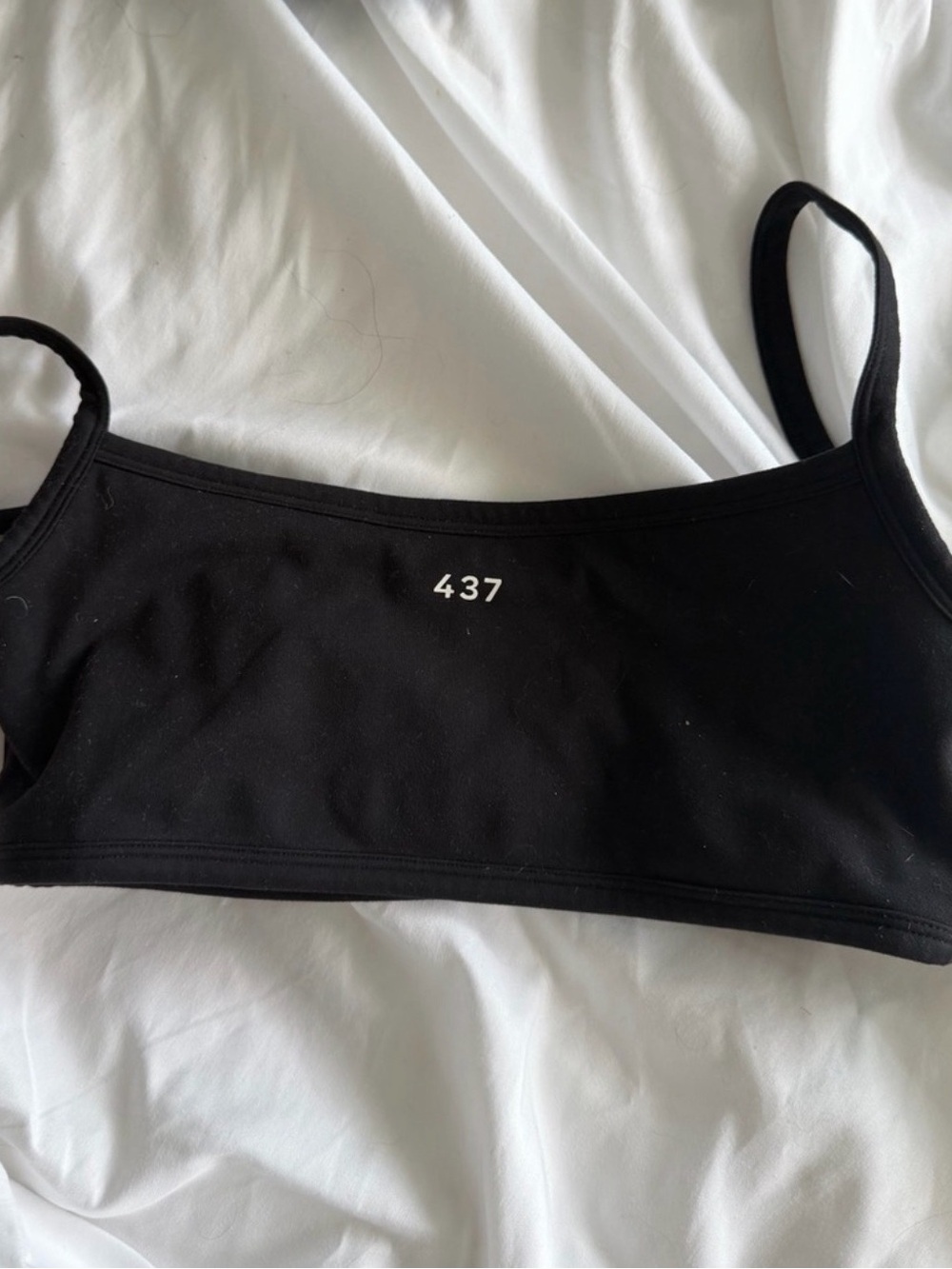 Black 437 Slim-Strap Bralette
